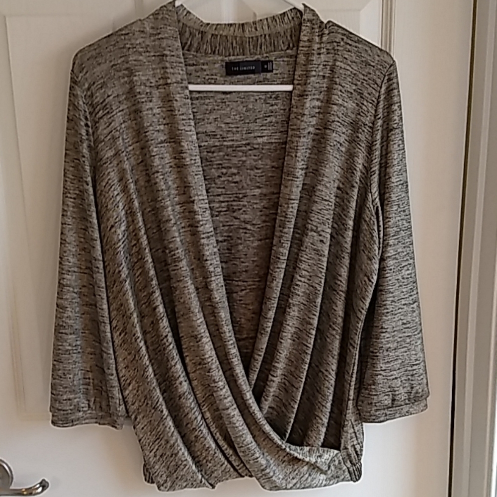 The Limited- shimmery black/gold top